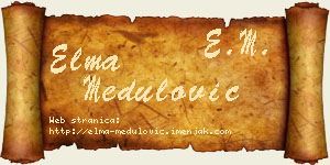 Elma Medulović vizit kartica